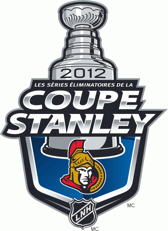 Ottawa Senators 2012 Event Logo fabric transfer